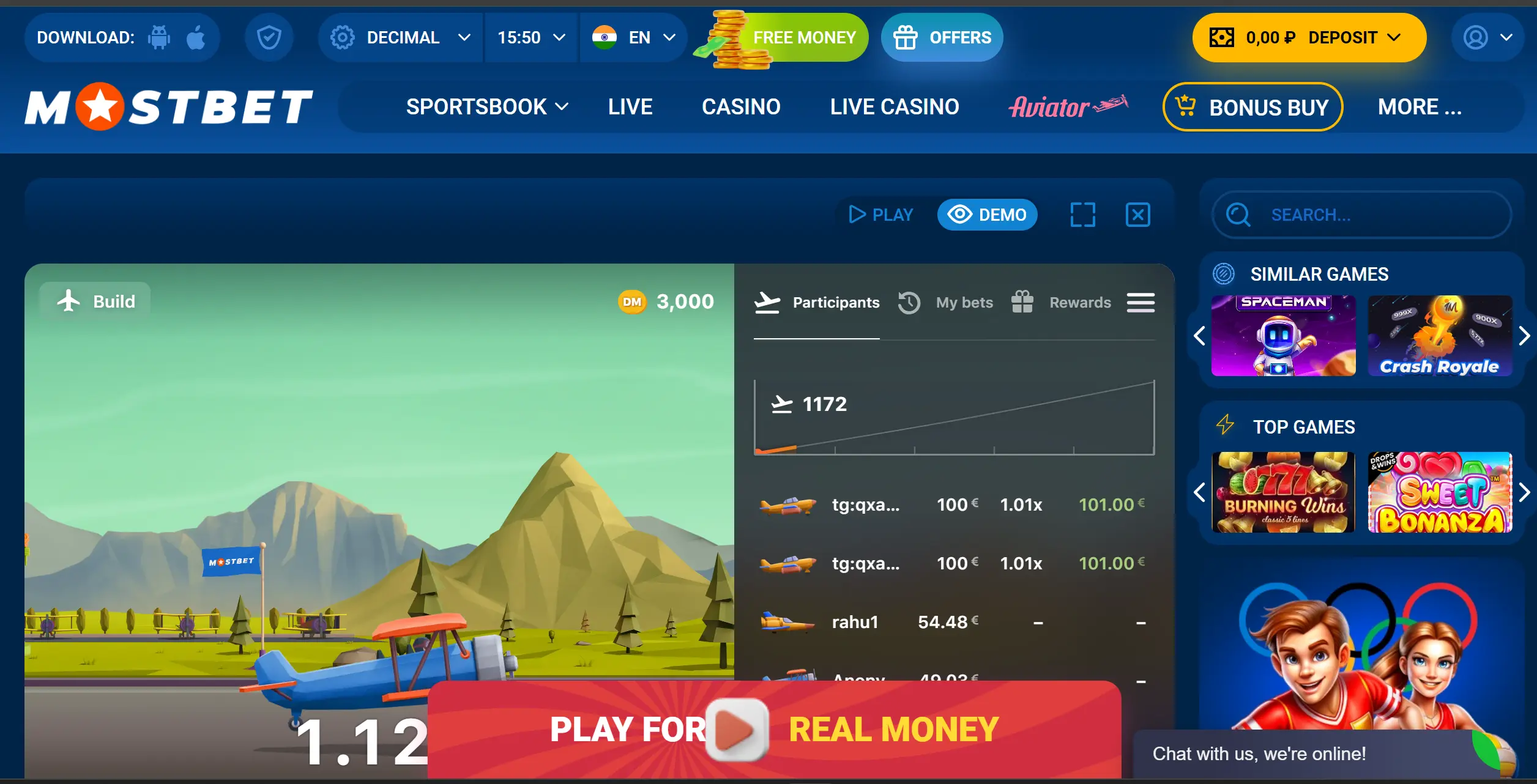 Mostbet Aviator игра